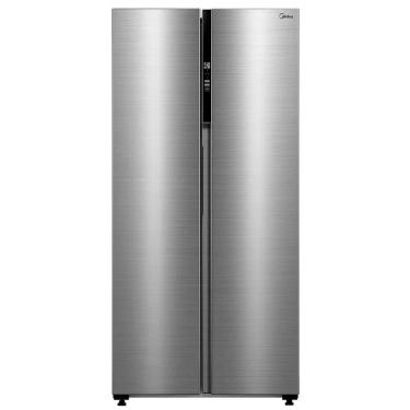 Imagem de Geladeira Midea Side By Side 442L Inverter Conectada Inox MDRS5