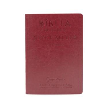 Imagem de Bíblia De Estudo Joyce Meyer  - Nvi - Letra Grande - Capa Luxo Vermelh