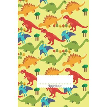 Imagem de Dinosaur - Primary Composition Notebook : Handwriting Practice Book (yellow): Dinosaur Jurassic - themed Composition Handwriting Practice Book with ... story journal sketchbook diary composition