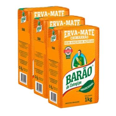Imagem de Erva Mate Tradicional Vácuo Chimarrão Barão Cotegipe 3und 1k