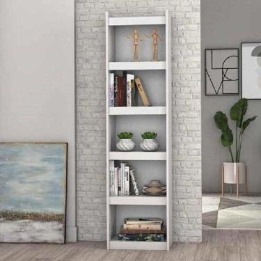 Imagem de Armário Livreiro Com 4 Prateleiras Bl 13 - Branco
