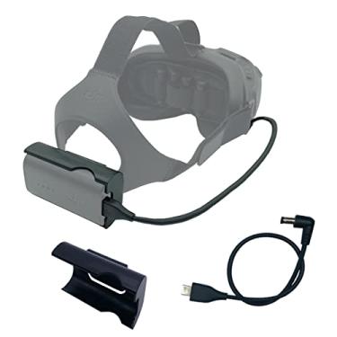 Imagem de FPV Goggles V2 Battery Bracket Holder and Power Cable Compatible with DJI FPV Combo Goggles V2 Battery Recharging Wire Accessories