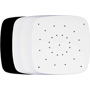 Imagem de Forros de papel Air Fryer compatíveis com PowerXL, Kalorik, Bella, Paula Deen, Habor, BCP, Caynel, Innsky, Omorc, Yedi, Cozyna, Cooks Essentials + Mais | Pergaminho 100 folhas