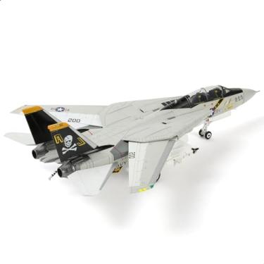 Imagem de NUOTIE Modelo de Avião em Metal DieCast de Combate da Marinha dos EUA F-14 Tomcat 1/72, Modelo de Exibição Militar da Coleção ou Presente do Esquadrão VF-84 Jolly Rogers