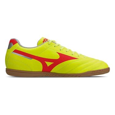 Imagem de Chuteira Futsal Mizuno Morelia Club IN - Masculino - Amarelo-Neon
