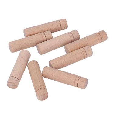 Imagem de Estojo de Agulha de Madeira Porta Costura Portátil Com 3 Adesivos para Uso Doméstico