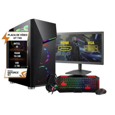 Imagem de Pc Gamer Chrono Completo I5 3 Memória 16Gb Hd 1Tb Gt740 4Gb - Wjinfo