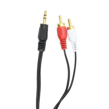 Imagem de Cabo P2 x 2RCA 5 Metros - XC-P2-2RCA-5M - X-CELL
