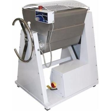 Imagem de Amassadeira Masseira Basculante Lenta Gastromaq MBI60kg Trif, 380vT