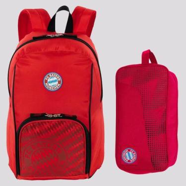 Imagem de Kit Bayern Mochila e Porta Chuteira - Kits, Único