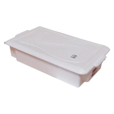 Imagem de Caixa Organizadora com Tampa 11,5 litros Branca - Santana