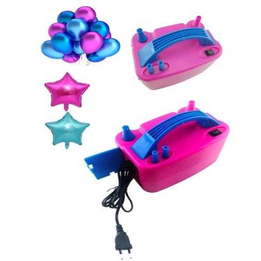 Imagem de Inflador Bomba Elétrico Máquina Encher Bexigas Balões Festa - ZEM