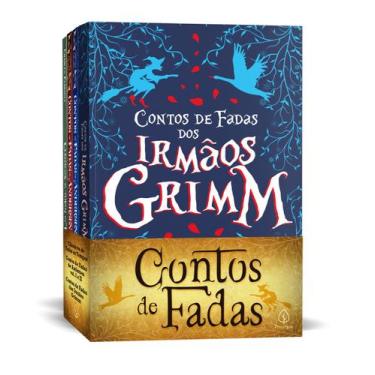 Imagem de Box 4 Livros Contos de Fadas Irmãos Grimm Hans Cristian Andersen e Cha