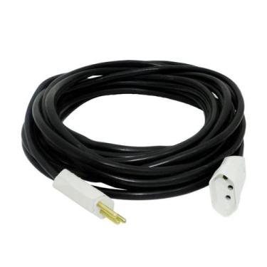 Imagem de Extensão Elétrica de Tomada 50 Metros 10A Reforçada Cabo PP 2x1,00mm² 