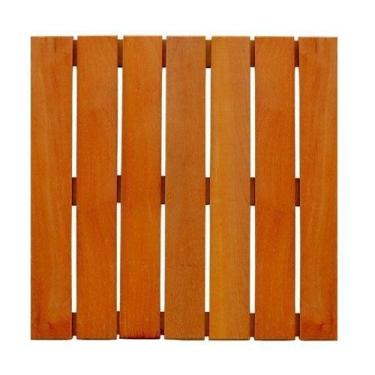 Imagem de Deck de Madeira 50x50cm Painel Modular em Placa Madersilva