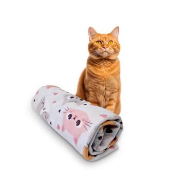 Imagem de Manta Soft Cachorro/Gato Estampa Gatinhos fofos 70x100 - PRESENTE-BRIN