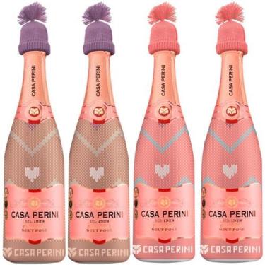 Imagem de Espumante Brut Rose Charmat Winter Casa Perini 750ml Kit 4un