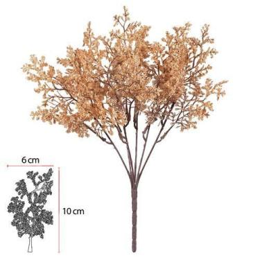 Imagem de BUQUE GYPSO x18 FLORES (PESSEGO) 33cm - Flor Arte
