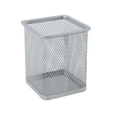 Imagem de Porta Caneta De Ferro Telado Quadrado - Organizador De Mesa -Ferro - Z