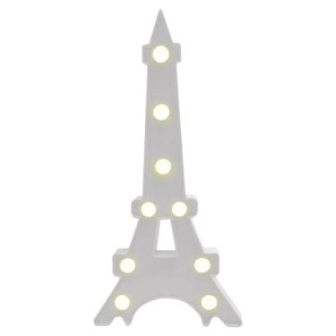 Imagem de Luminária Led Torre Eiffel Paris Abajur Decoração Festa