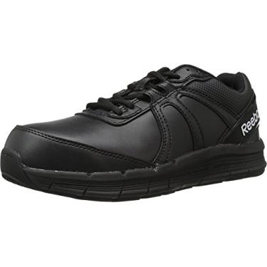 Imagem de Reebok Tênis de trabalho masculino RB3502 Guide, bico de aço, azul-marinho e cinza, Preto, 8.5 Wide