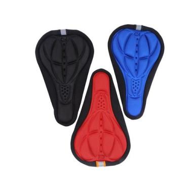 Imagem de Capa Gel Banco Selim Almofada Forro Para Bicicleta Ajustavél - Decole,