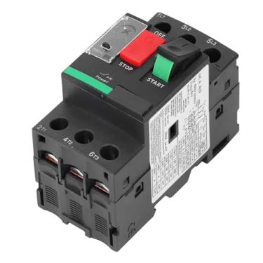 Imagem de Disjuntor do Motor 3p 1.6-2.5a Ac690v, Botão de Operação, Interruptor de Proteção de Conexão de Parafuso, Trilho Din de 35mm