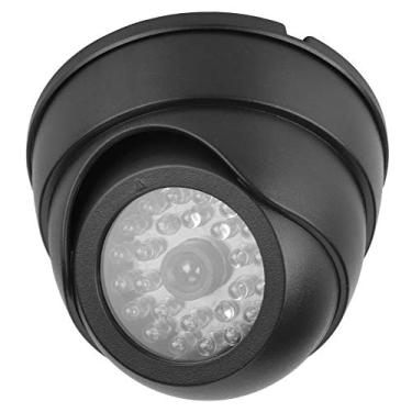 Imagem de Yctze MR-18 Câmera de Vigilância CCTV Em Forma de Cúpula Manequim, Câmera de Segurança Externa Falsa Com 30pcs LEDs IR para Segurança Aprimorada