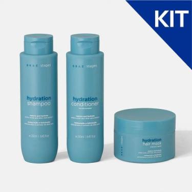 Imagem de KIT de Hidratação Braé Stages Hydration  Shamp + Cond + Masc
