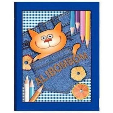 Imagem de Caderno Brochurao Capa Dura Sem Pauta Costurado 80 Folhas Alibombom 42