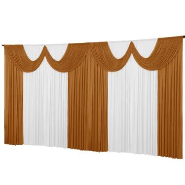 Imagem de Cortina Para Igreja 6 Metros Tecido Poliéster Premium Decora - Dennis 