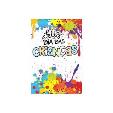 Imagem de Painel De Festa Vertical 1,50 x 2,20 - Crianças Tintas Coloridas 071 -