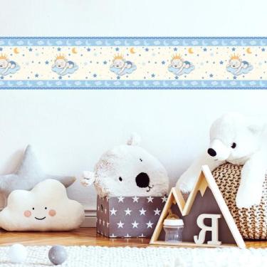 Imagem de Faixa Decorativa Ursinho Príncipe Infantil 15cmx3m - Quartinhos