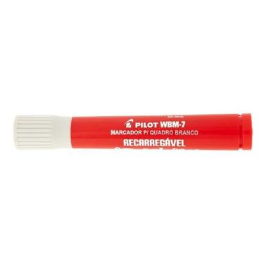 Imagem de Pincel Marcador Quadro Branco Pilot WBM-7 Recarregável, VERMELHO