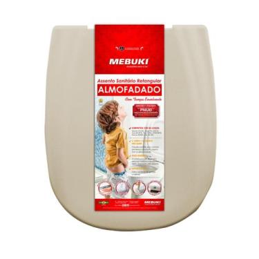 Imagem de Assento Sanitário Almofadado Retangular Vogue Plus Para Vaso Deca 1.6g