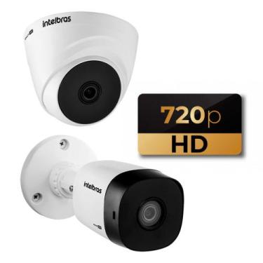 Imagem de Kit 2 Câmeras 1120 Bullet e 1120 Dome VHC 720p 20m Intelbras