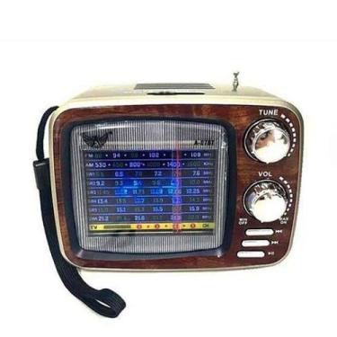Imagem de Radio Retrô  Bluetooth Am Fm USB SD  Altomex Ad-078