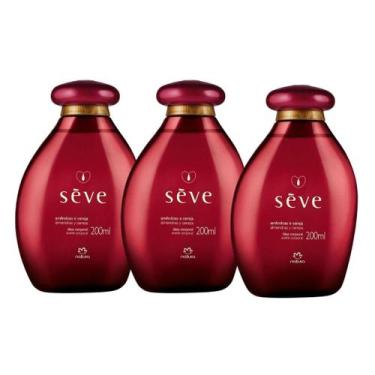 Imagem de Combo 3 Óleo Desodorante Corporal Amêndoas E Cereja Sève - 200ml - Nat