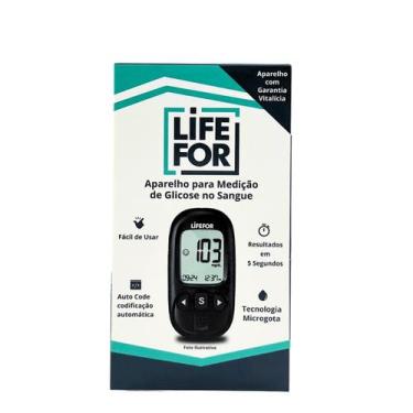 Imagem de Aparelho de Glicose Life For Digital Completo 10 tiras 10 lancetas 