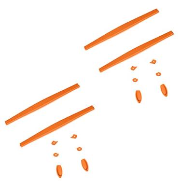 Imagem de SAUCER Kit de borracha para substituição de peças de nariz e luvas de têmpora para óculos de sol Oakley Juliet - laranja + laranja