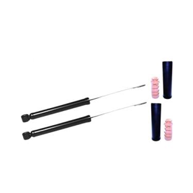 Imagem de PAR AMORTECEDOR TRASEIRO COM KIT BATENTE COIFA LOGAN SANDERO 2014 A 2020