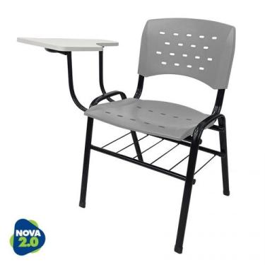 Imagem de Cadeira universitária lg flex várias cores - LG FLEX CADEIRAS, CINZA