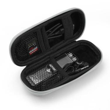 Imagem de Estojo de transporte AGPTEK EVA Zipper, estojo rígido para gravador de