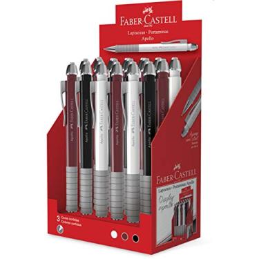 Imagem de Display Lapiseira Apollo 0.5mm, Faber-Castell, 3 Cores Sortidas, 18 Unidades - LP05LA