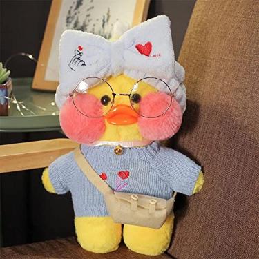 Imagem de Almofada macia de animais de pelúcia para crianças com animais de pelúcia LaLafanfan Cafe Duck Doll Toy (10)