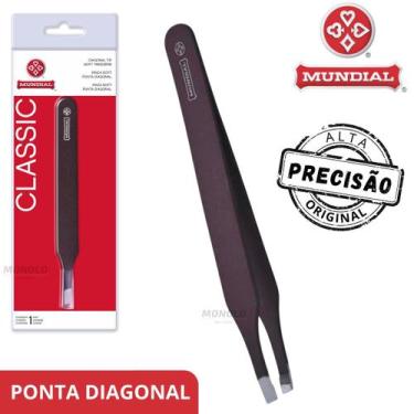 Imagem de Pinça Diagonal Profissional Sobrancelha Soft Mundial Bc-395