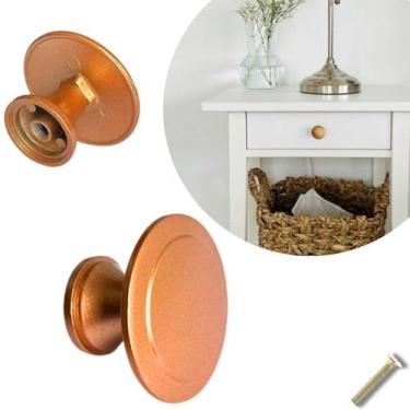 Imagem de Kit 10 Puxador Ponto Alto Relevo Bolinha Gaveta/Premium 30mm - Compras