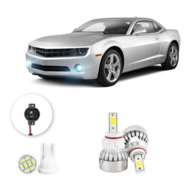 Imagem de Lampada Farol Milha Led Camaro 2009 A 2020 H16 20000lm - V10, Branco