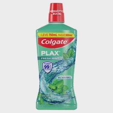 Imagem de Enxaguatório bucal colgate plax fresh mint sem alcool 750ML