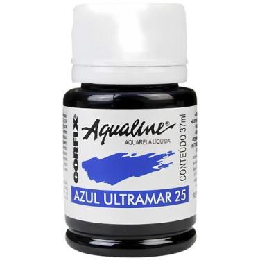 Imagem de Tinta Aquarela Liquida Aqualine Corfix 37ml - 20037, 025 - AZUL ULTRAM